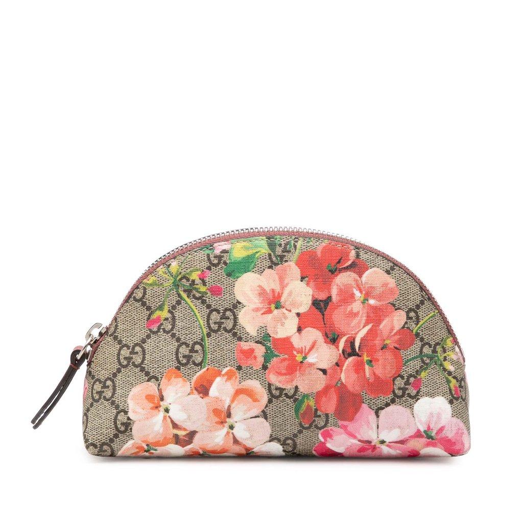 Gucci GG Supreme Blooms Cosmetic Pouch
