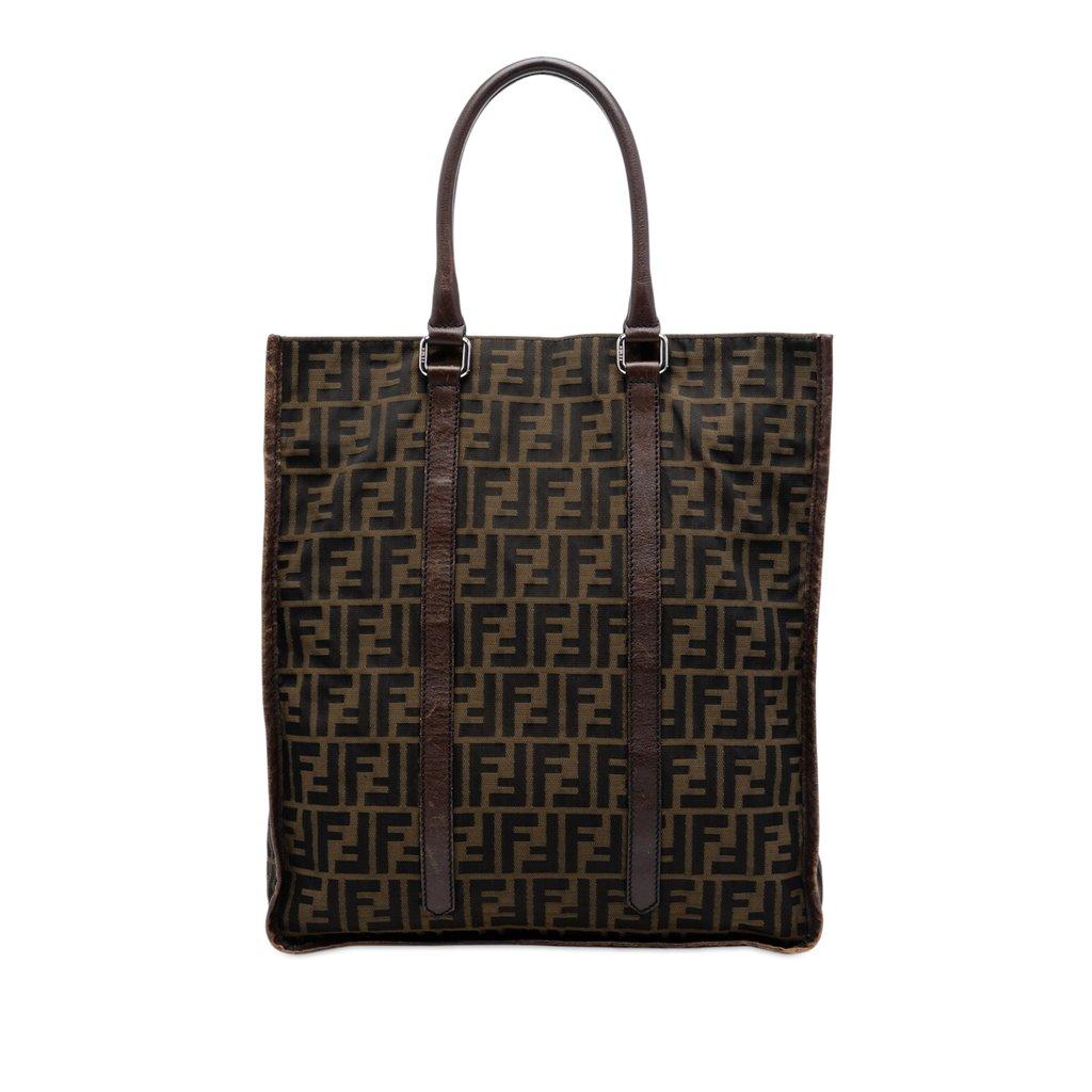 Fendi Zucca Canvas Vertical Tote