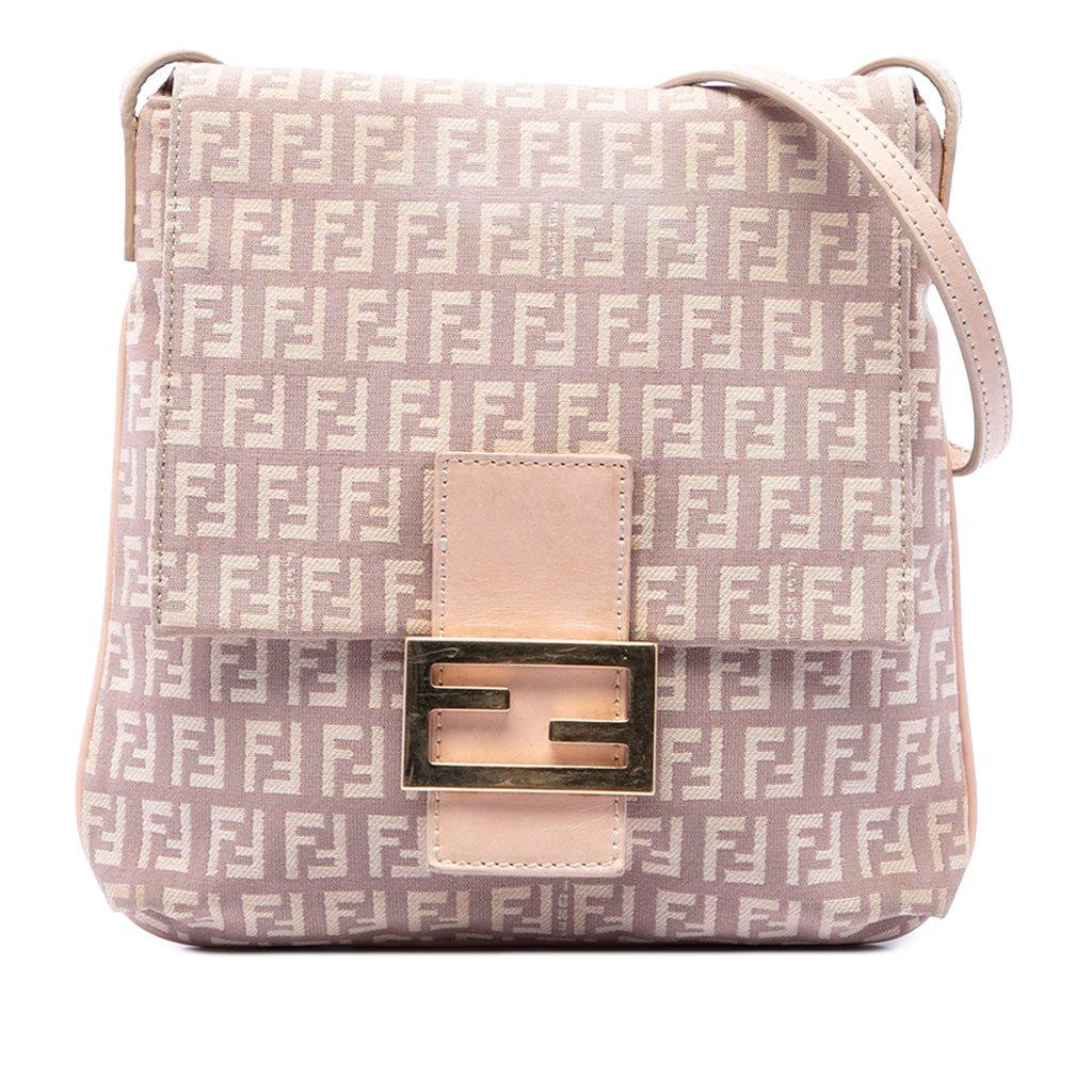 Fendi حقيبة كروسبودي من قماش الكوسة