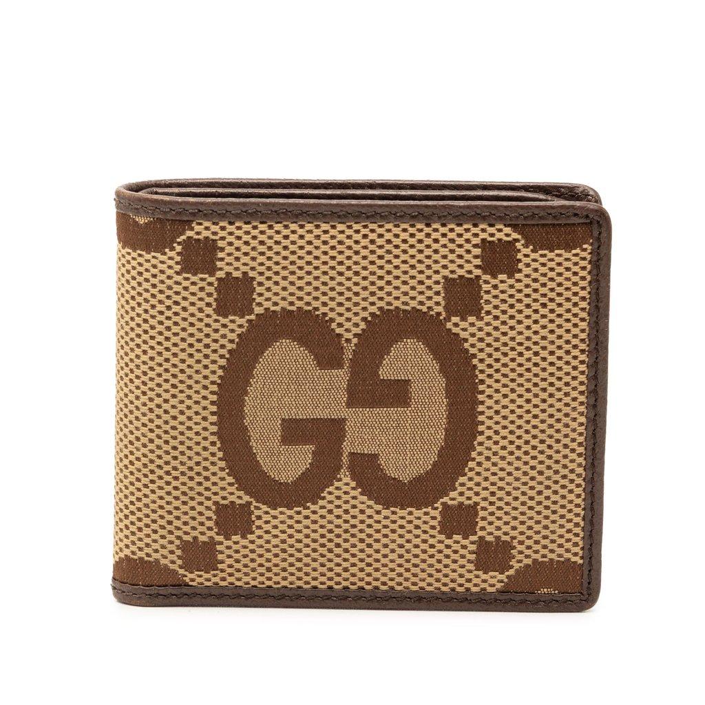 Gucci محفظة صغيرة ثنائية الطي من قماش GG جامبو