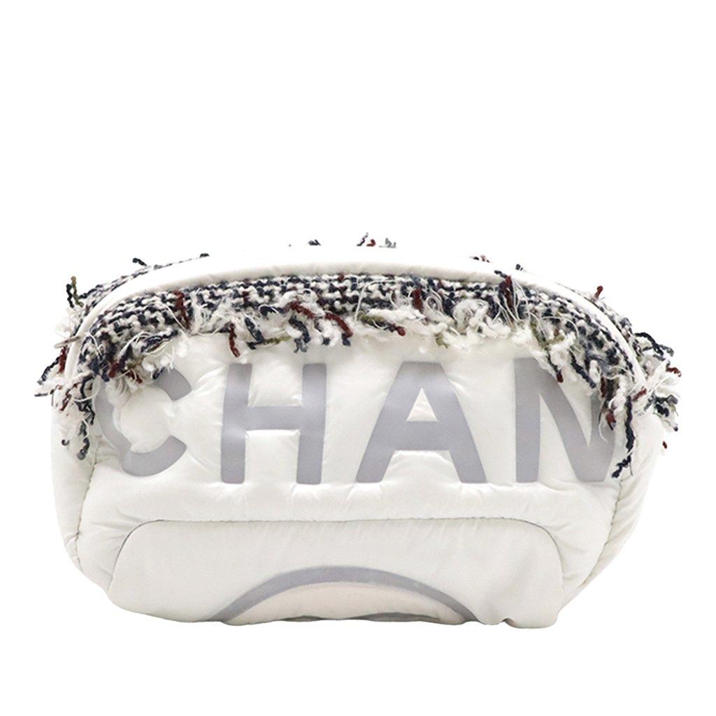 Chanel Embossed Nylon Tweed Doudoune Belt Bag