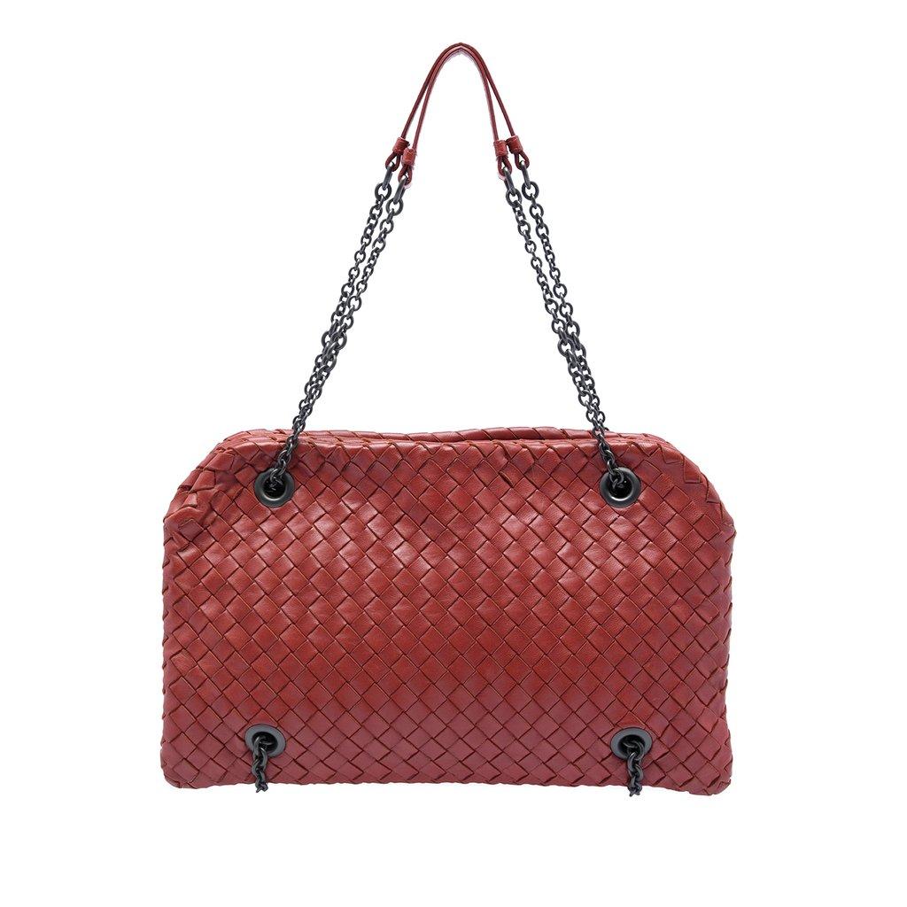 Bottega Veneta Nappa Intrecciato Duo Shoulder Bag
