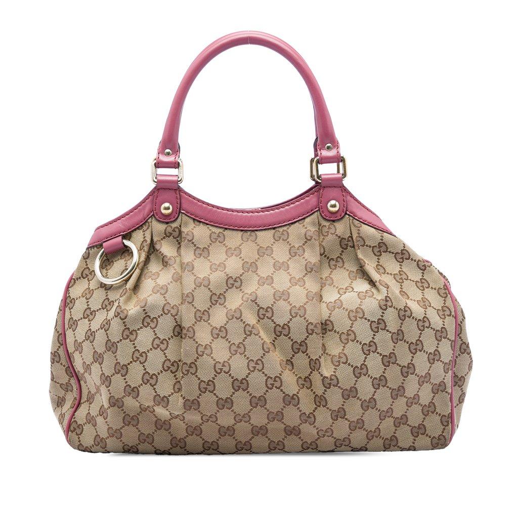 Gucci Medium GG Canvas Sukey Tote