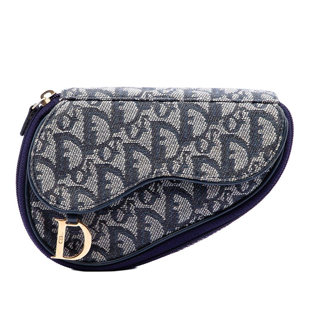 Dior Diorissimo Canvas Saddle Pouch