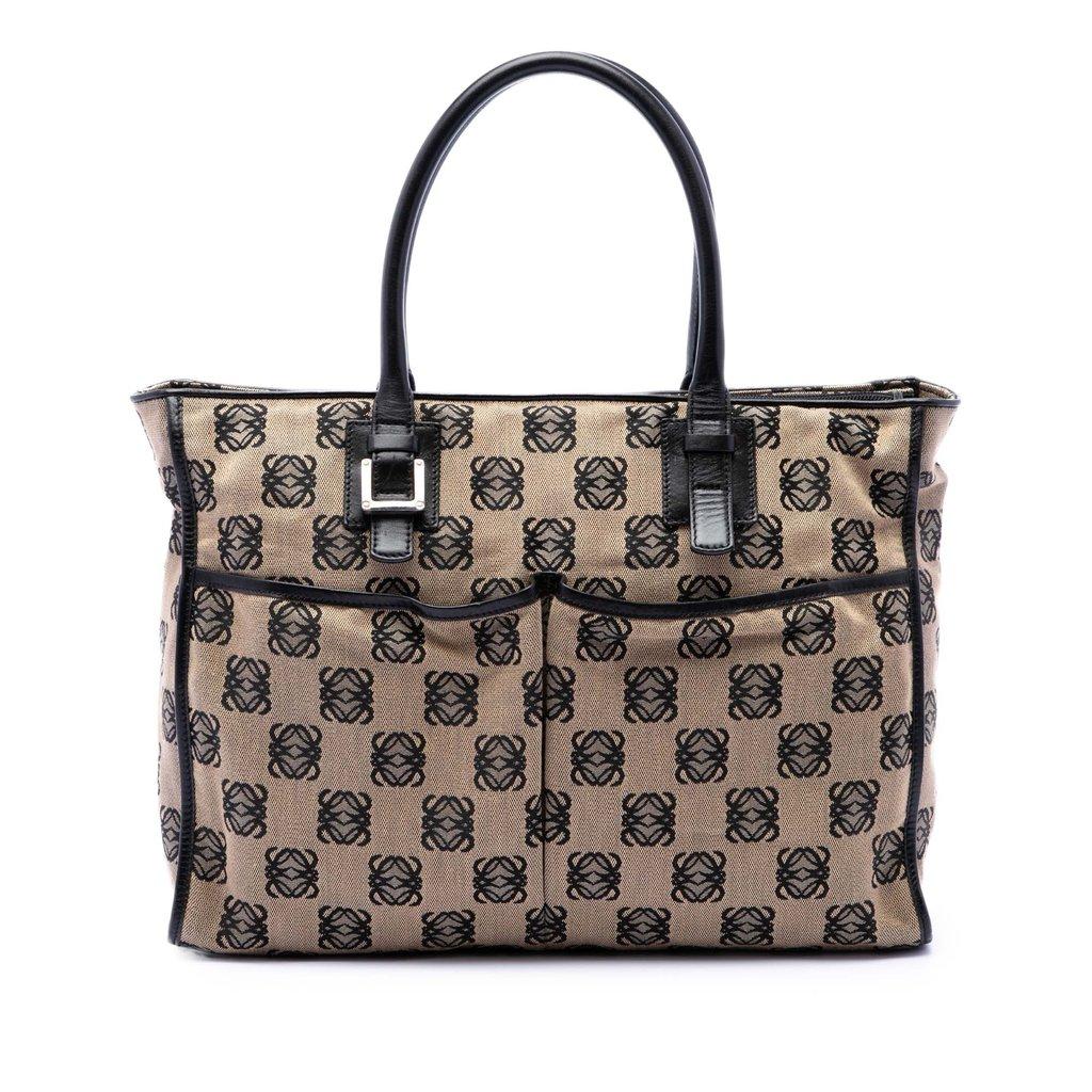 Loewe حقيبة قماشية متكررة من أنغرام