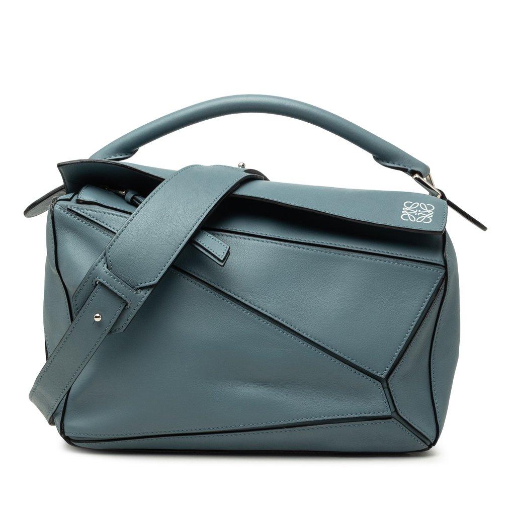 LOEWE Medium Calfskin Puzzle Satchel