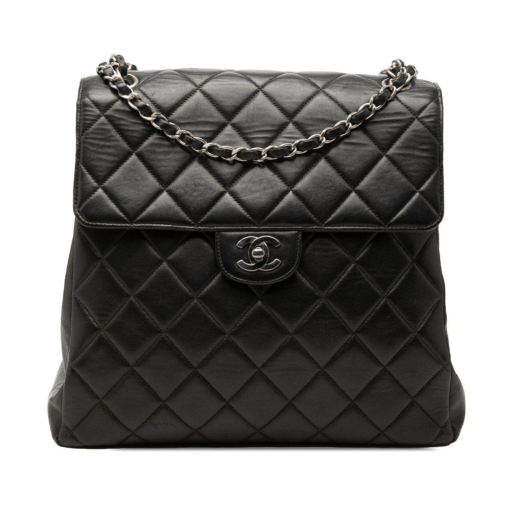 Chanel CC Quilted Lambskin Shoulder Bag