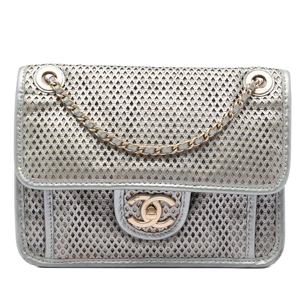 Chanel Small Perforated Calfskin Up In The Air Flap