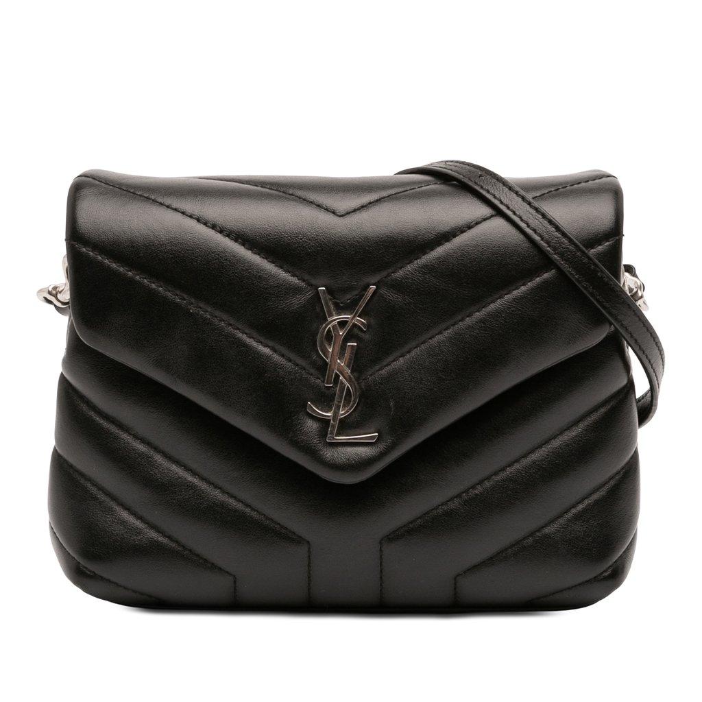 Saint Laurent Toy Matelasse Calfskin Monogram LouLou Crossbody