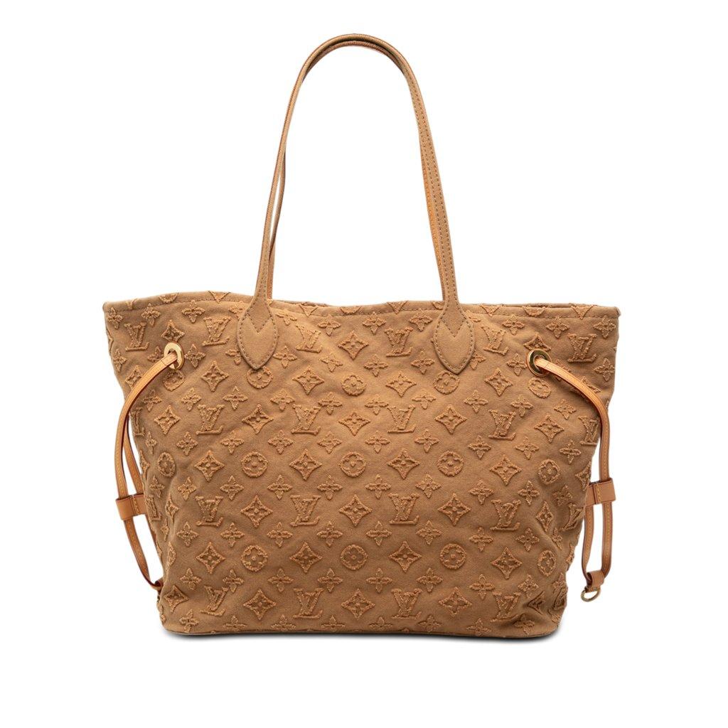 Louis Vuitton Monogram Stone Denim Neverfull MM