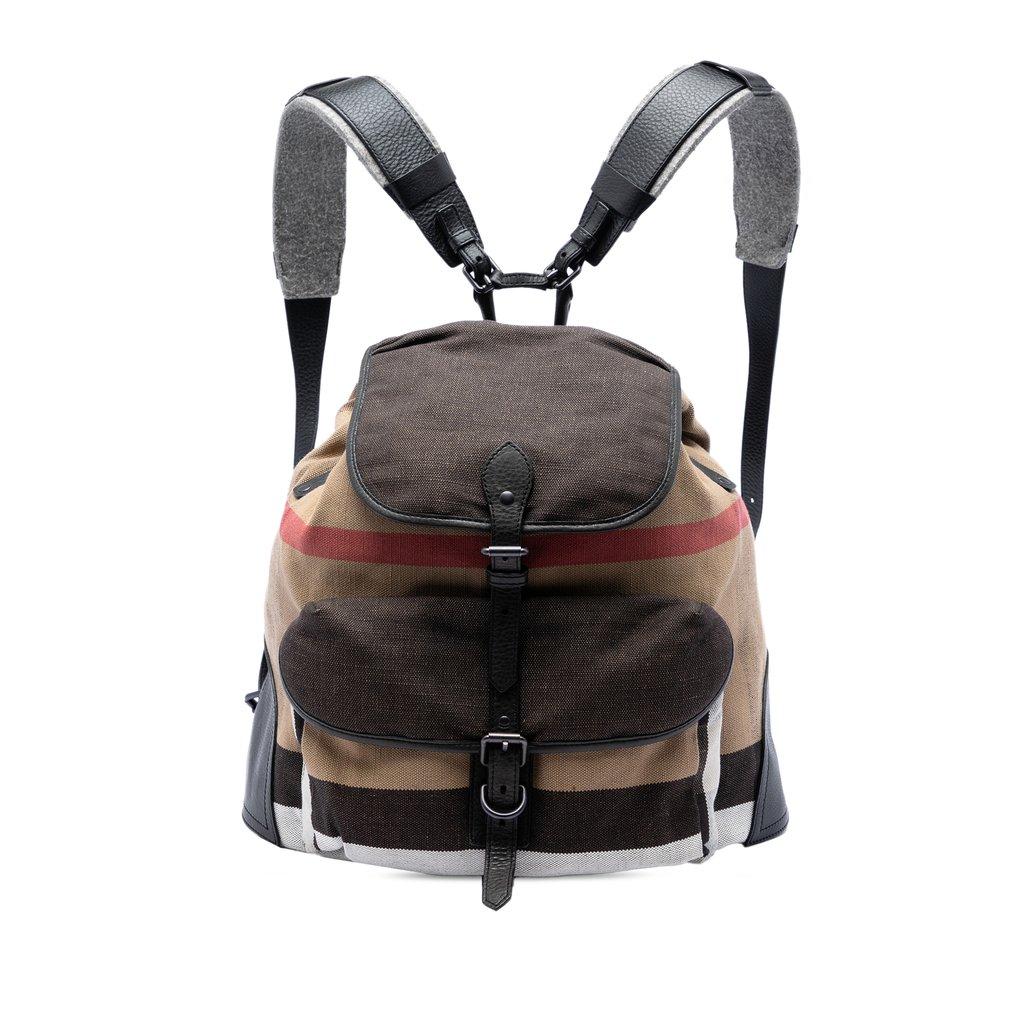 Burberry Mega Check Canvas Korbin Backpack