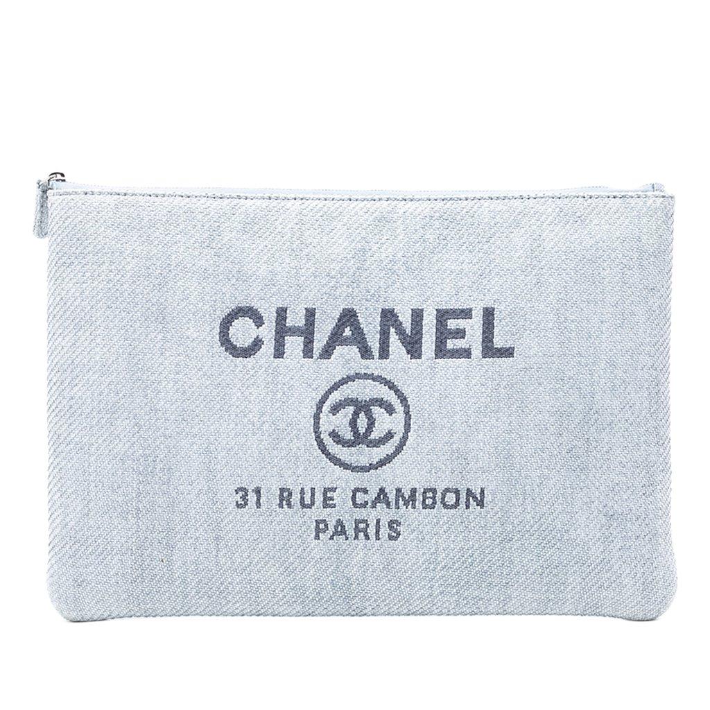 Chanel Large Canvas Deauville O Case