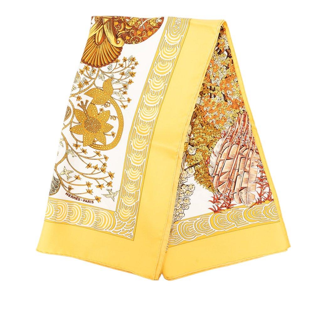 Hermès Les Legendes de l Arbre Silk Scarf 90