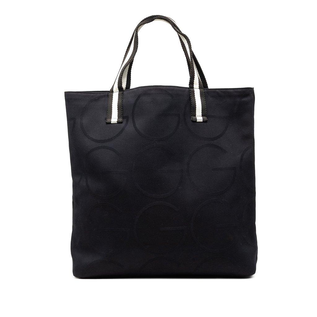 Gucci Canvas G Monogram Web Tote