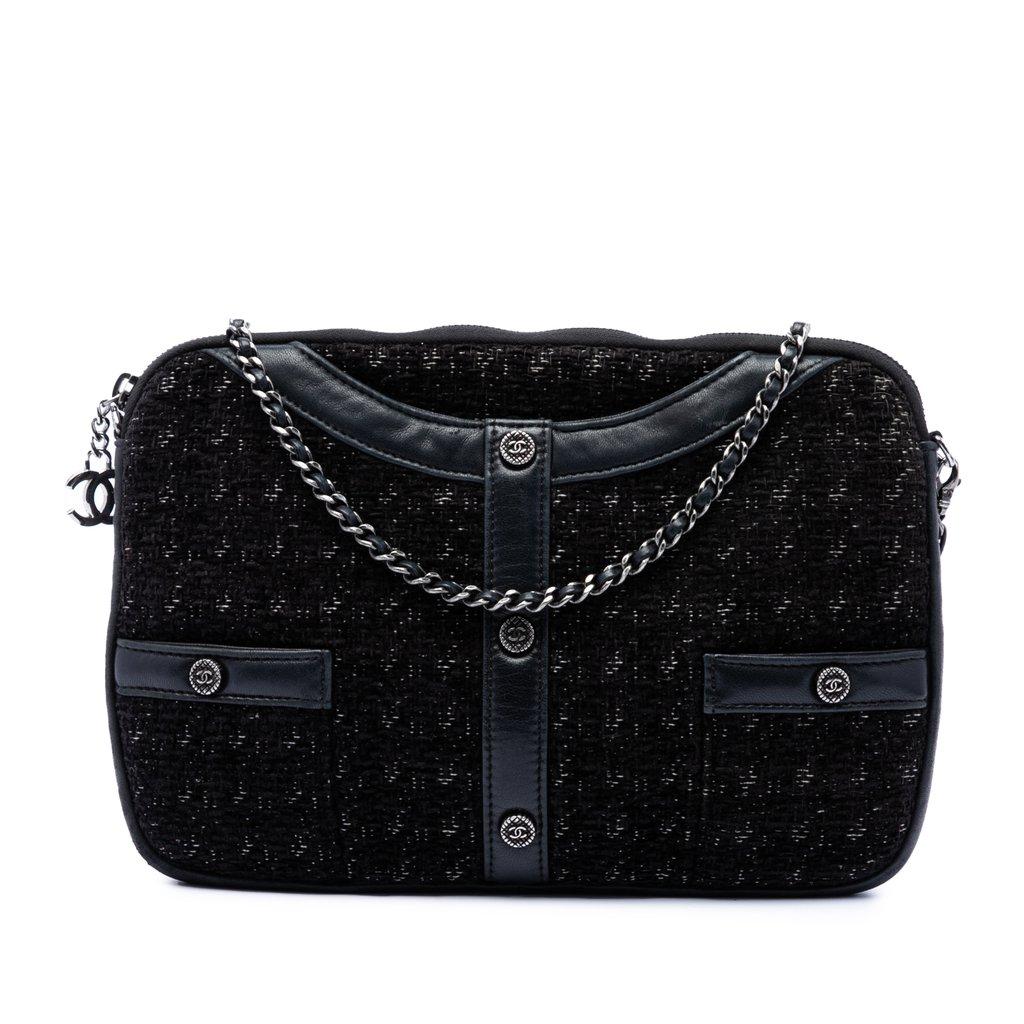 Chanel Limited Edition Tweed Girl Jacket Clutch on Chain