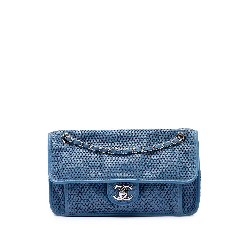 Chanel Medium Perforated Calfskin Up In The Air Flap