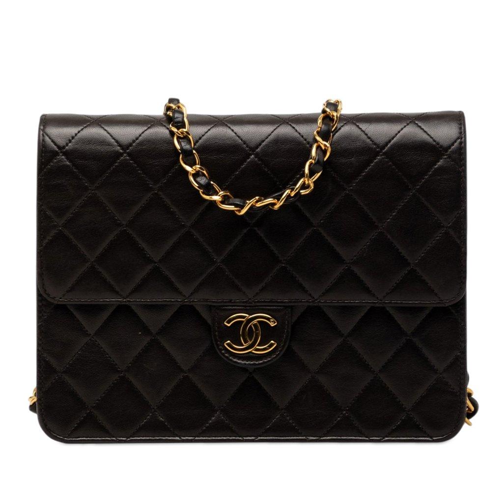 Chanel Small CC Quilted Lambskin Single Flap
