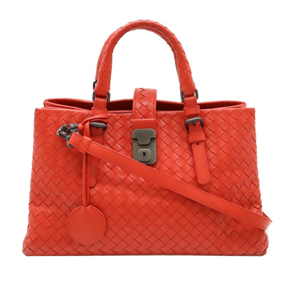 Bottega Veneta حقيبة نابا انتريشياتو روما الصغيرة