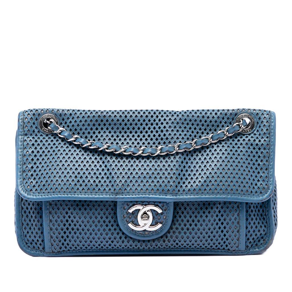 Chanel Medium Perforated Calfskin Up In The Air Flap
