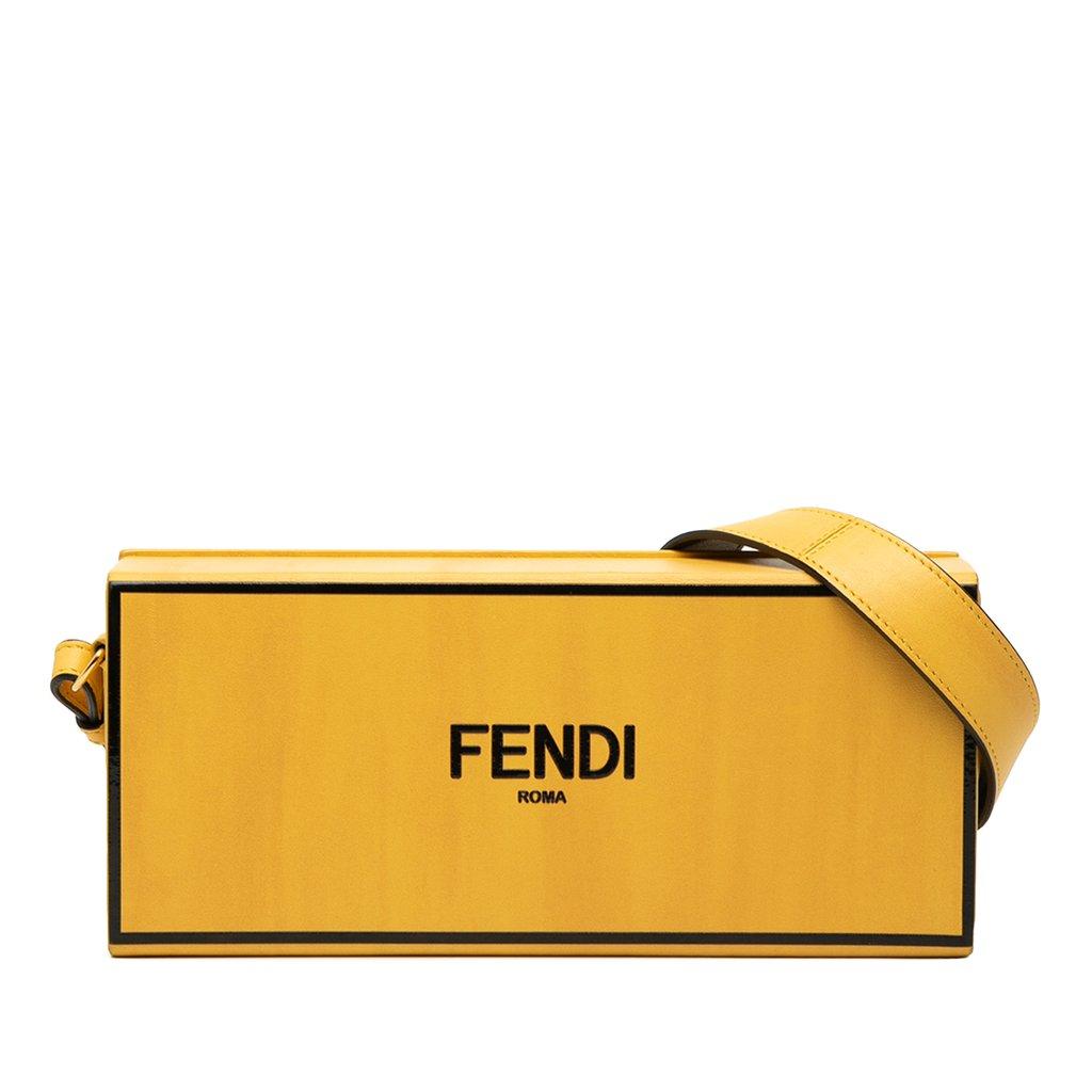 Fendi Leather Horizontal Box Crossbody