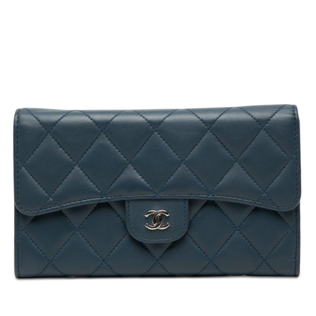Chanel CC Quilted Lambskin Classic Flap Wallet