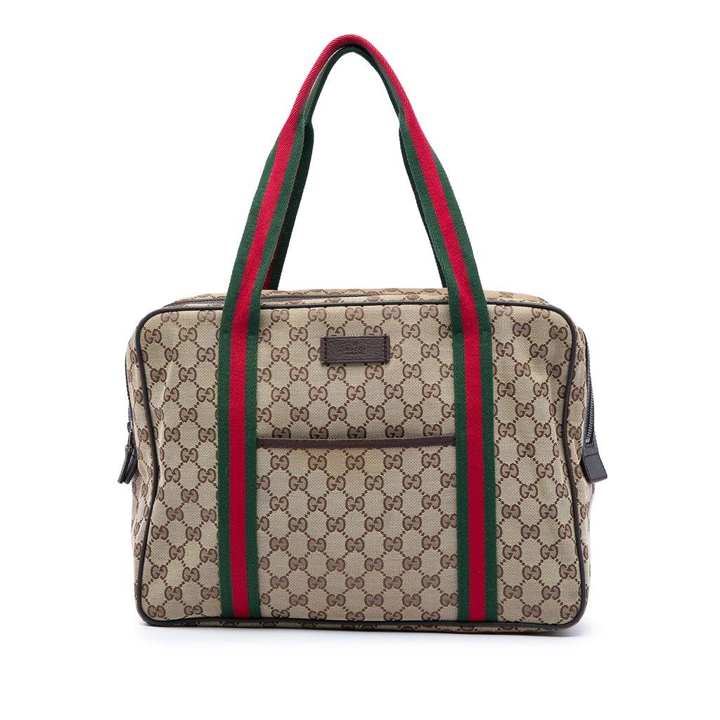 Gucci GG Canvas Web Business Bag