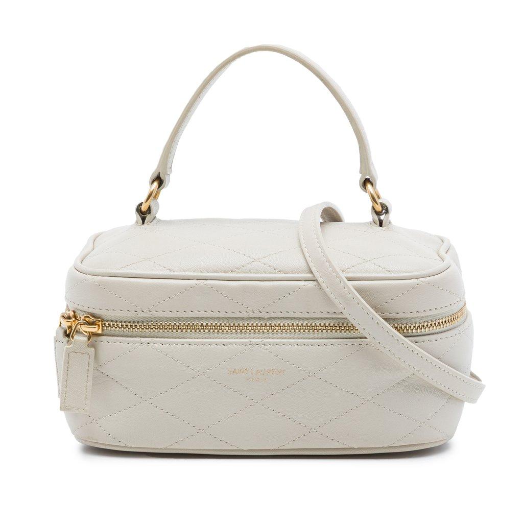 Saint Laurent Mini Quilted Lambskin Gaby Vanity Bag