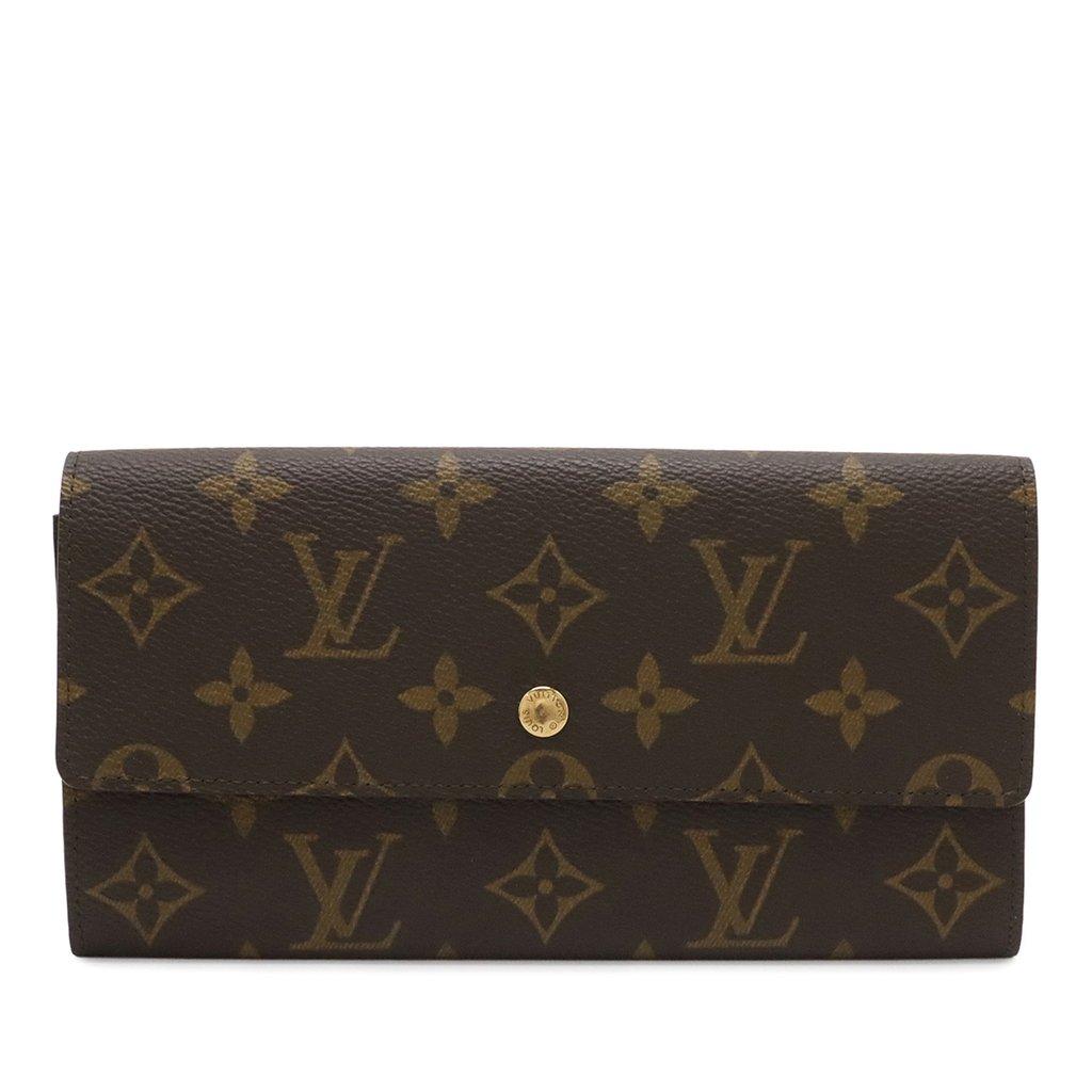 Louis Vuitton Monogram Porte Monnaie Credit Long Wallet