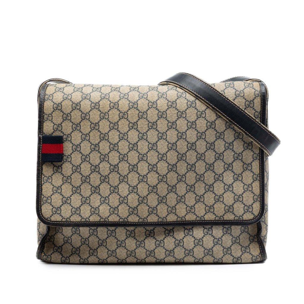 Gucci GG Supreme Web Messenger Bag