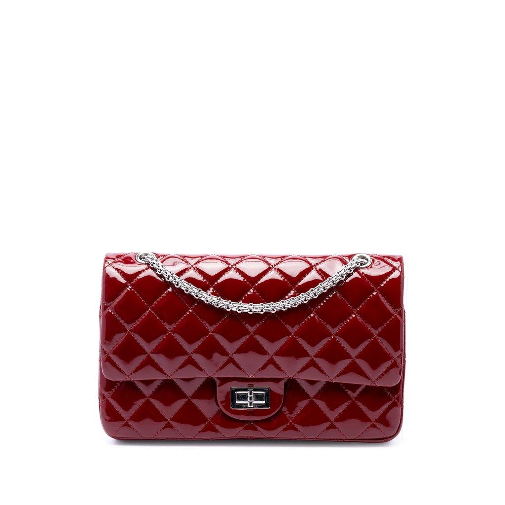 Chanel إصدار جديد من براءة اختراع مبطنة 2.55 غطاء مزدوج 227