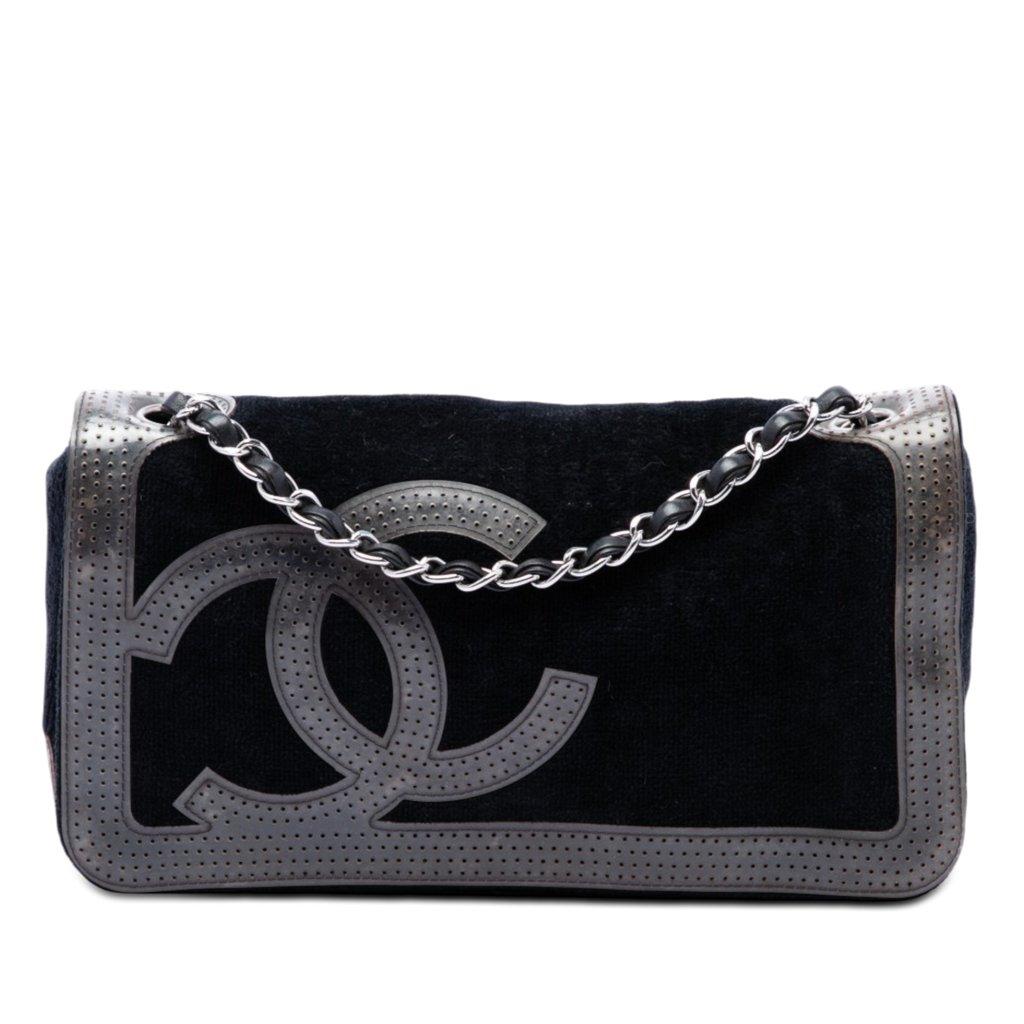 Chanel Terry Cloth CC Sport Line Shoulder Bag