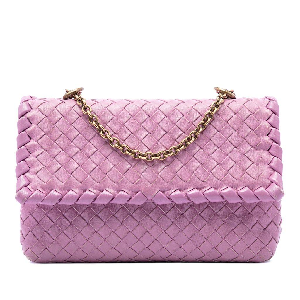 Bottega Veneta Baby Nappa Intrecciato Olimpia Crossbody