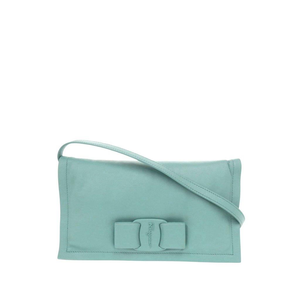 Ferragamo Mini Padded Leather Viva Bow Crossbody