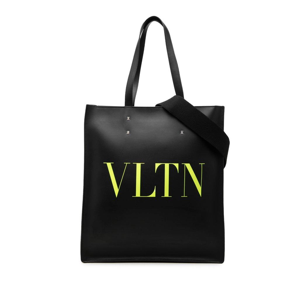 Valentino Calfskin Rockstud VLTN Tote