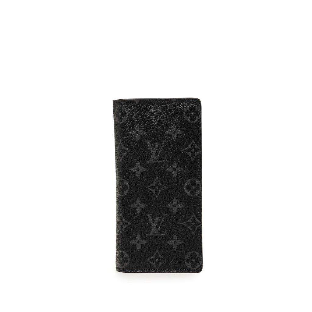 Louis Vuitton Monogram Eclipse Brazza Wallet