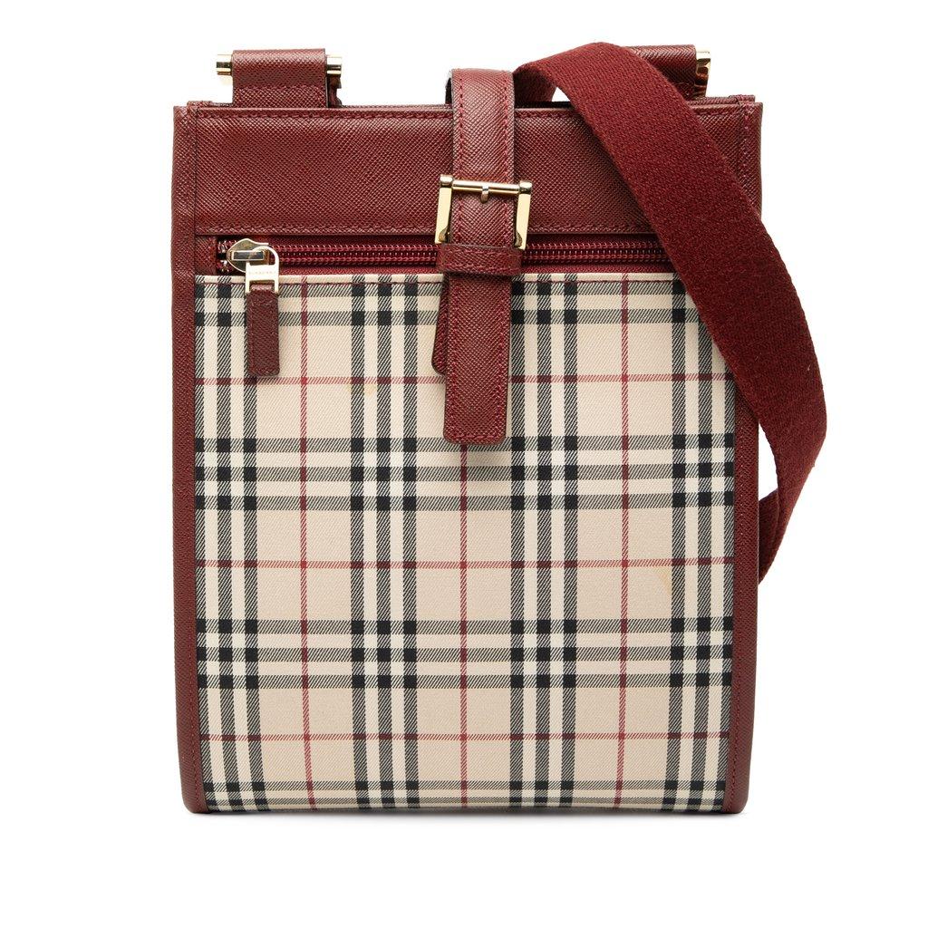Burberry House Check Canvas Crossbody