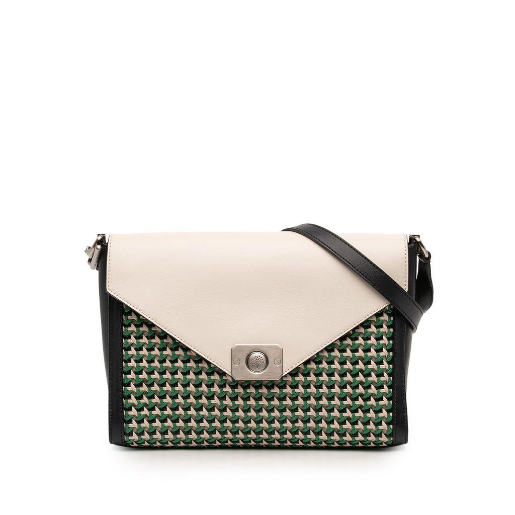 Mulberry Multicolor Leather Delphie Duo Flap Crossbody