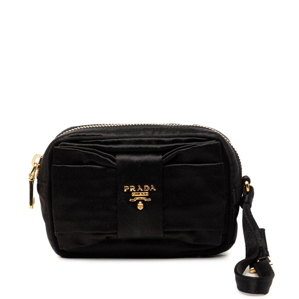 Prada Raso Fiocco Bow Pouch
