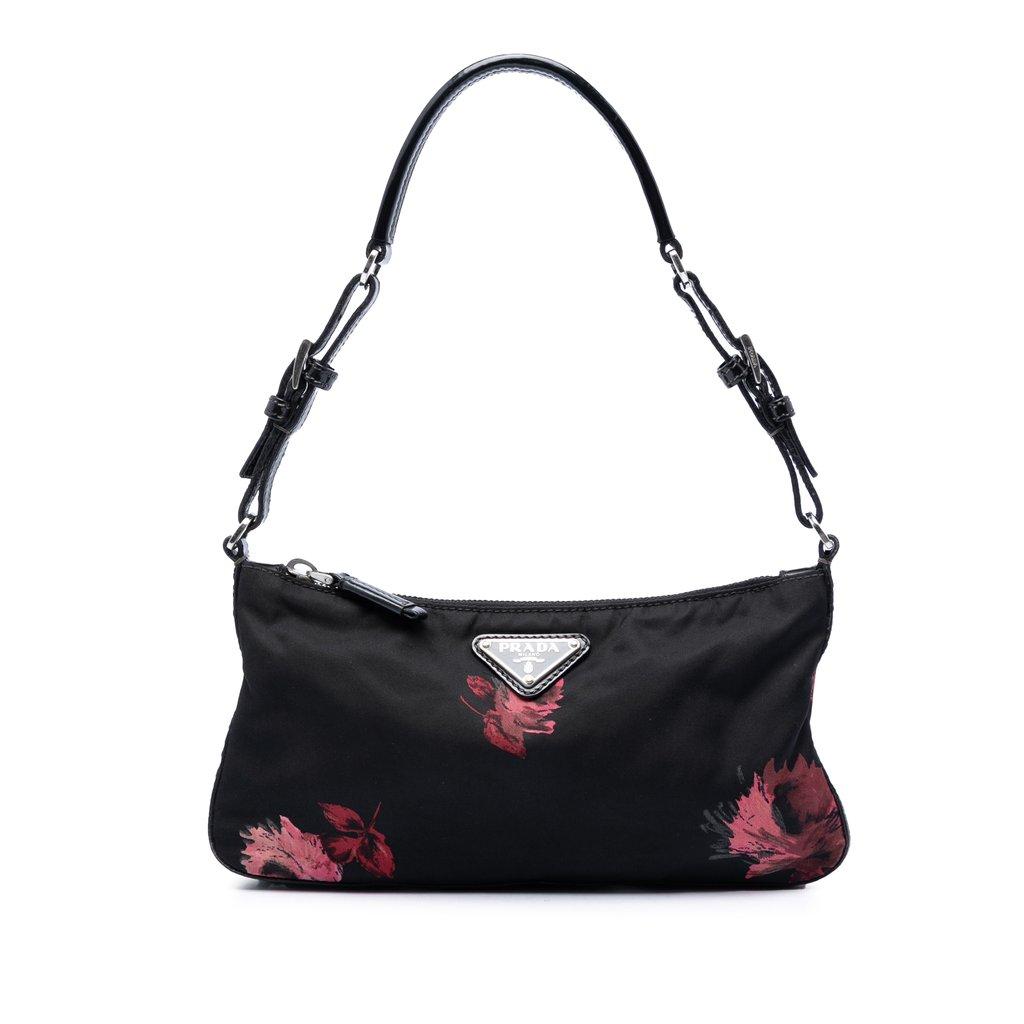 Prada Tessuto Floral Stampato Pochette