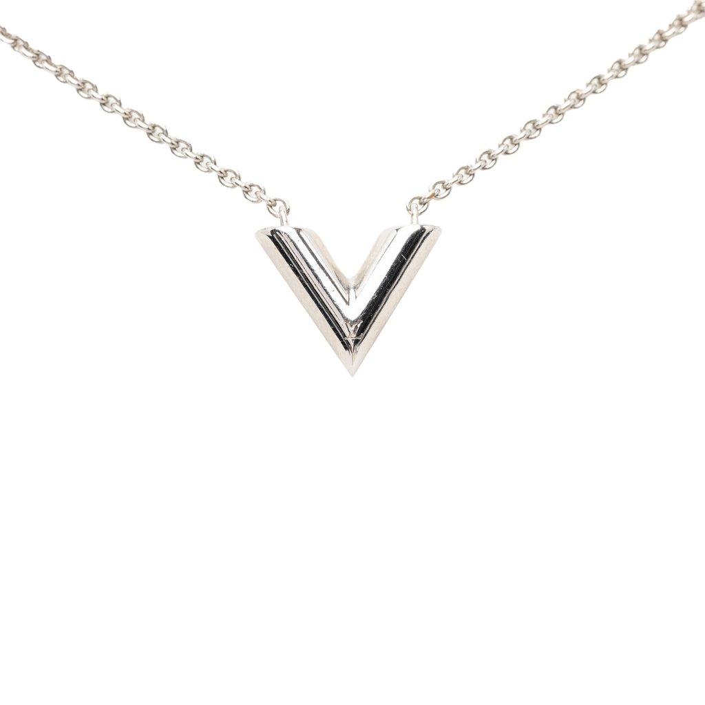 Louis Vuitton قلادة نحاسية أساسية مرنة على شكل حرف V