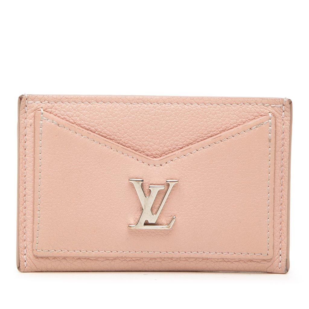 Louis Vuitton Calfskin Lockme Card Holder