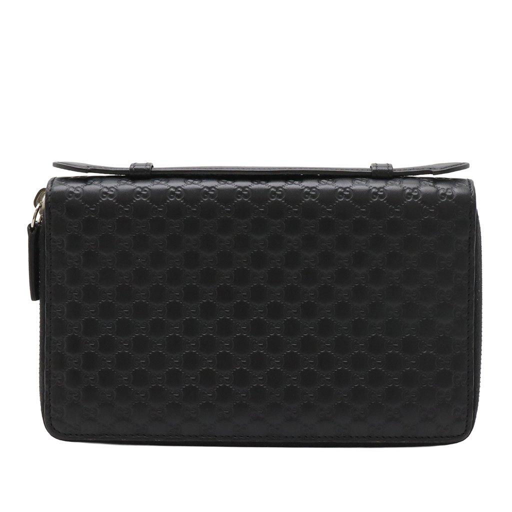 Gucci Microguccissima Zip Around Long Wallet