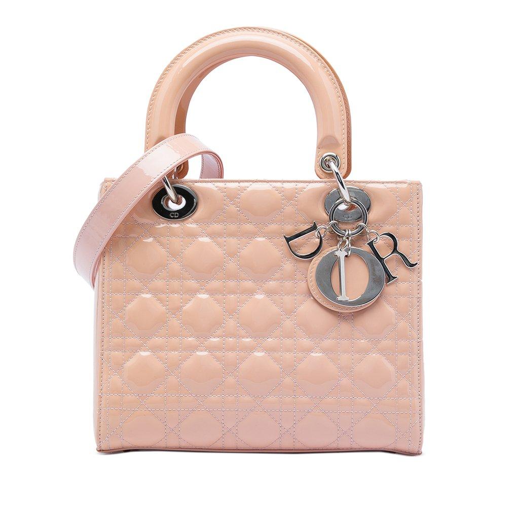 Dior متوسط براءة اختراع كاناج ليدي ديور