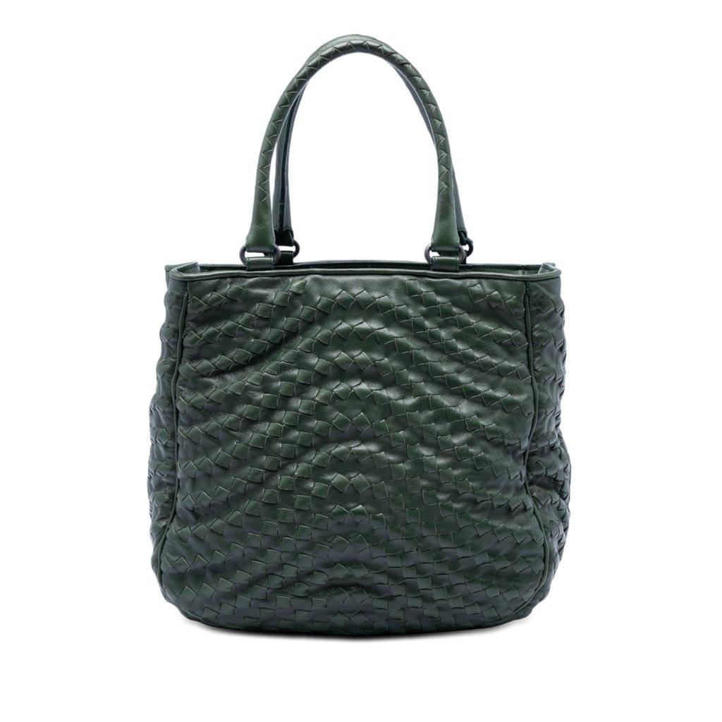 Bottega Veneta حقيبة نابا انتريشياتو ماجوري كبيرة
