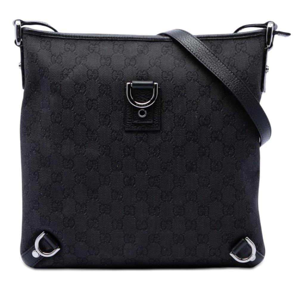 Gucci GG Denim Abbey D Ring Crossbody