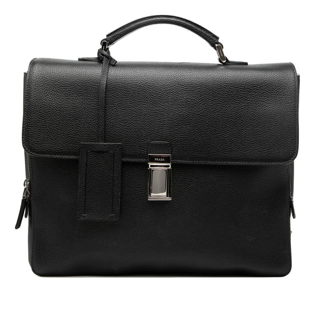 Prada Leather Business Bag