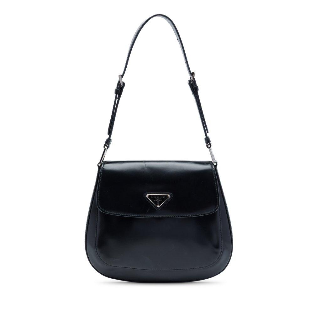 Prada حقيبة كتف كليو الجلدية من سبازولاتو
