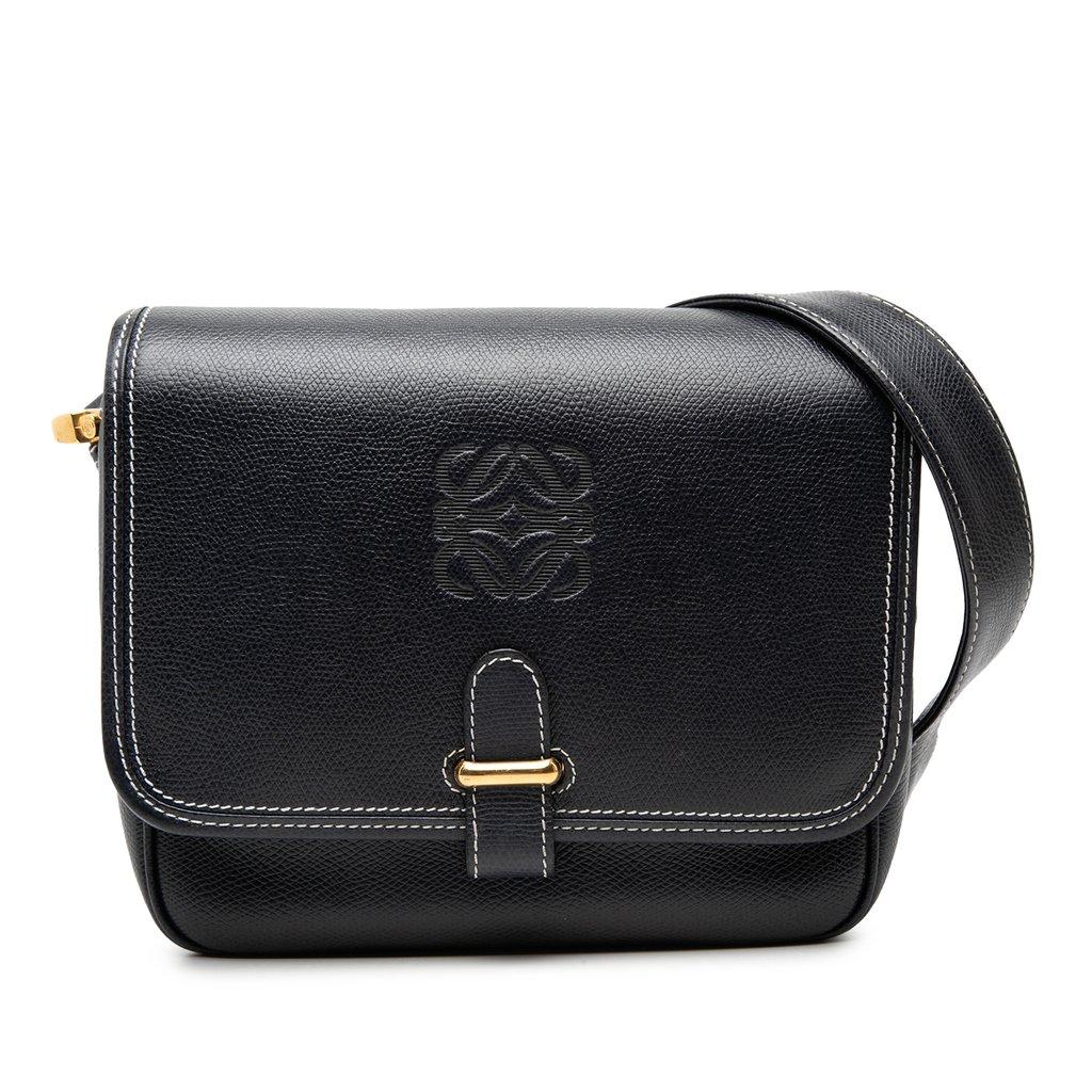 LOEWE Leather Anagram Crossbody