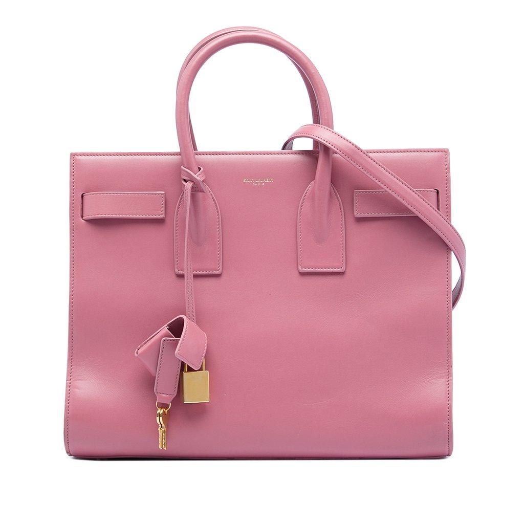 Saint Laurent Small Leather Sac De Jour Satchel