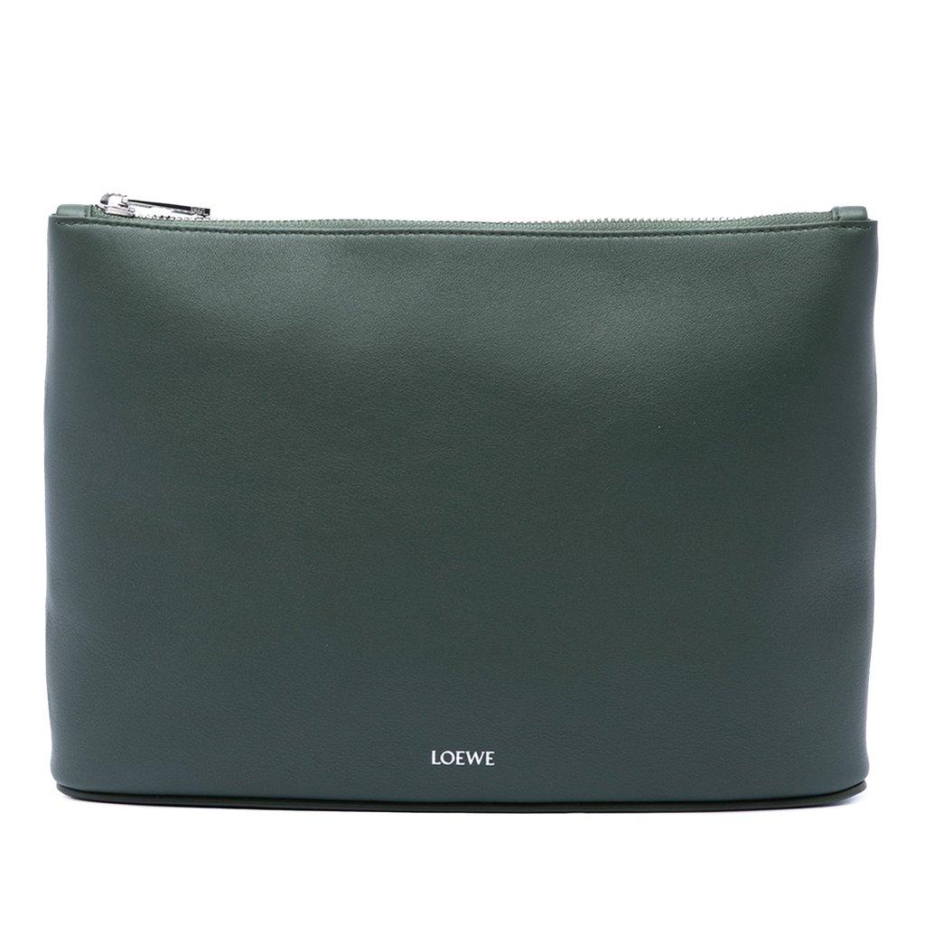 LOEWE Leather Logo Clutch